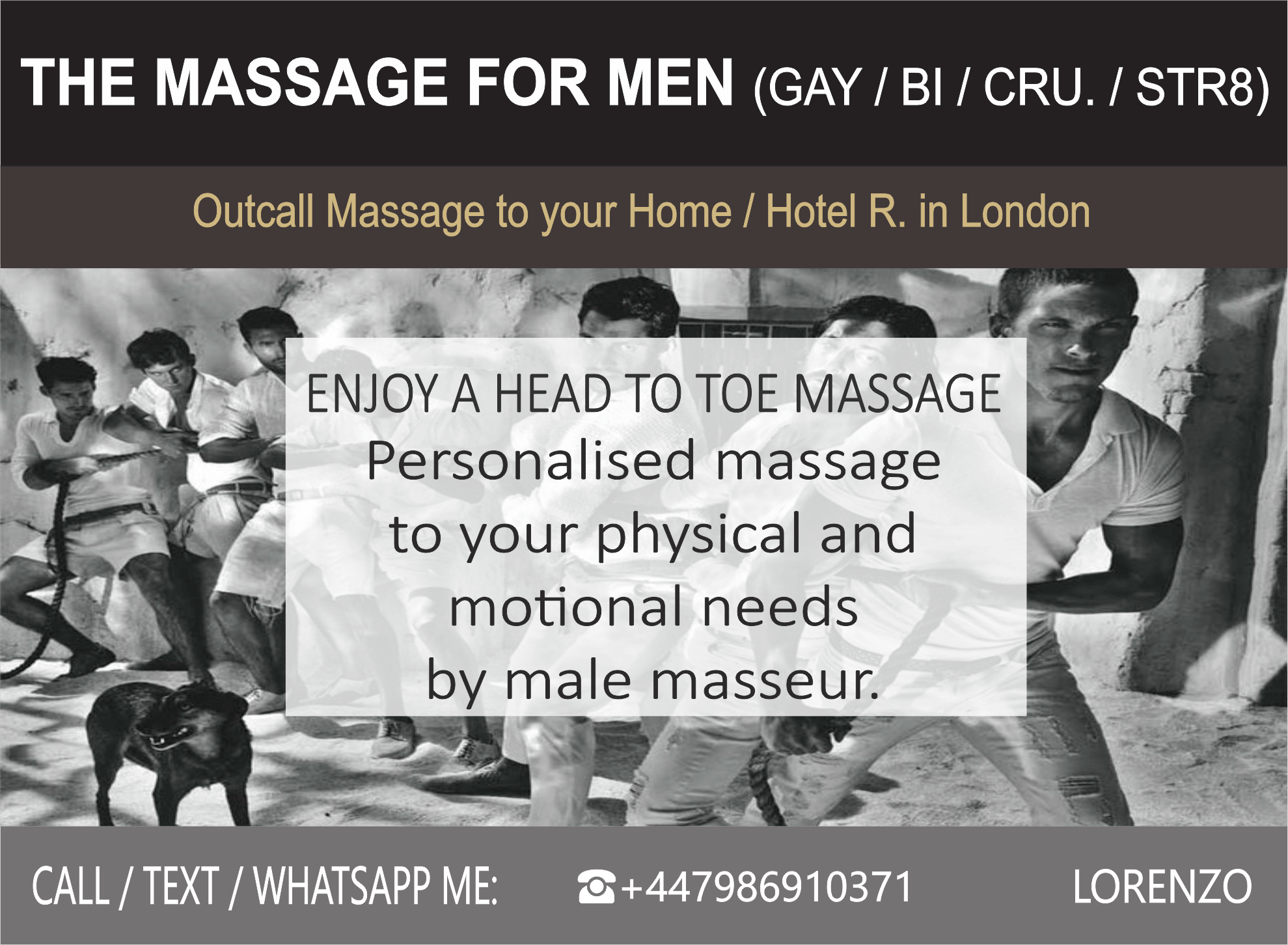 Massage By ★★male Masseur Massage For ★★gay Bi Str Men In London ★★ Massage Ads